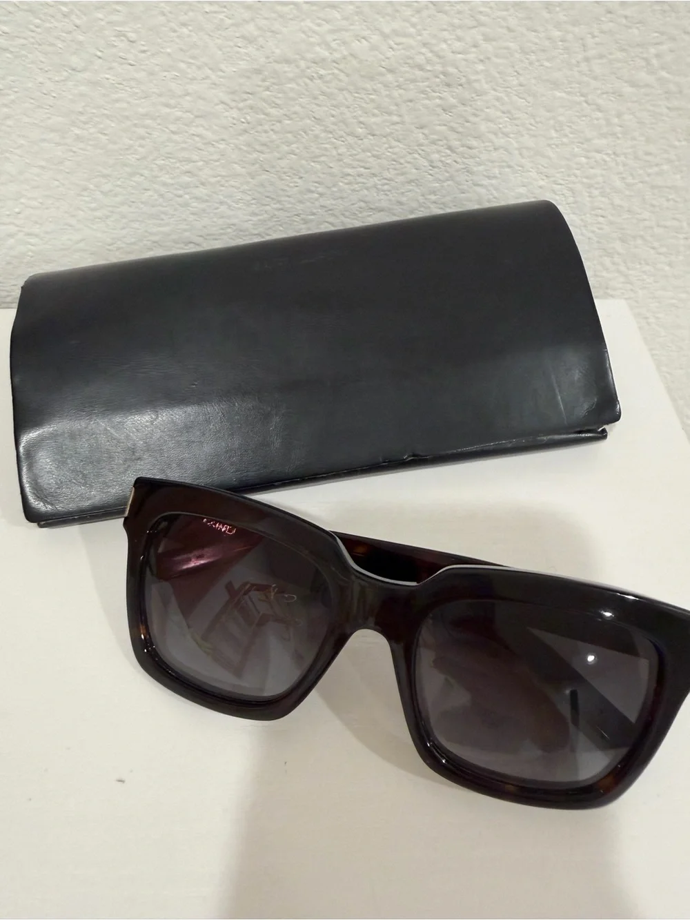 Saint Laurent Oversized Black Square Sunglasses